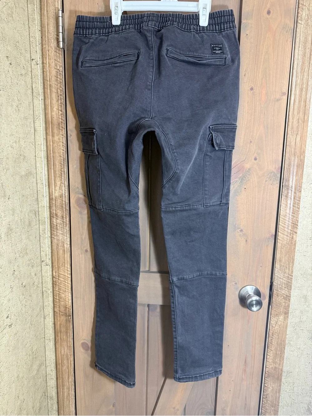 PacSun Charcoal Black Cargo Jogger Pants